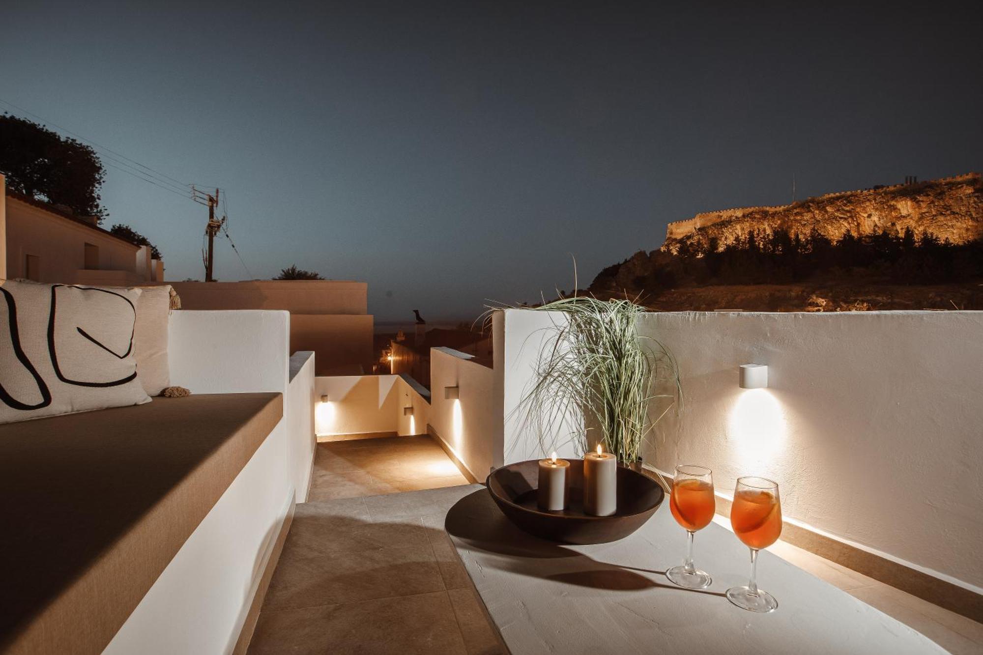 Noema Lindos - Athena Apartment エクステリア 写真