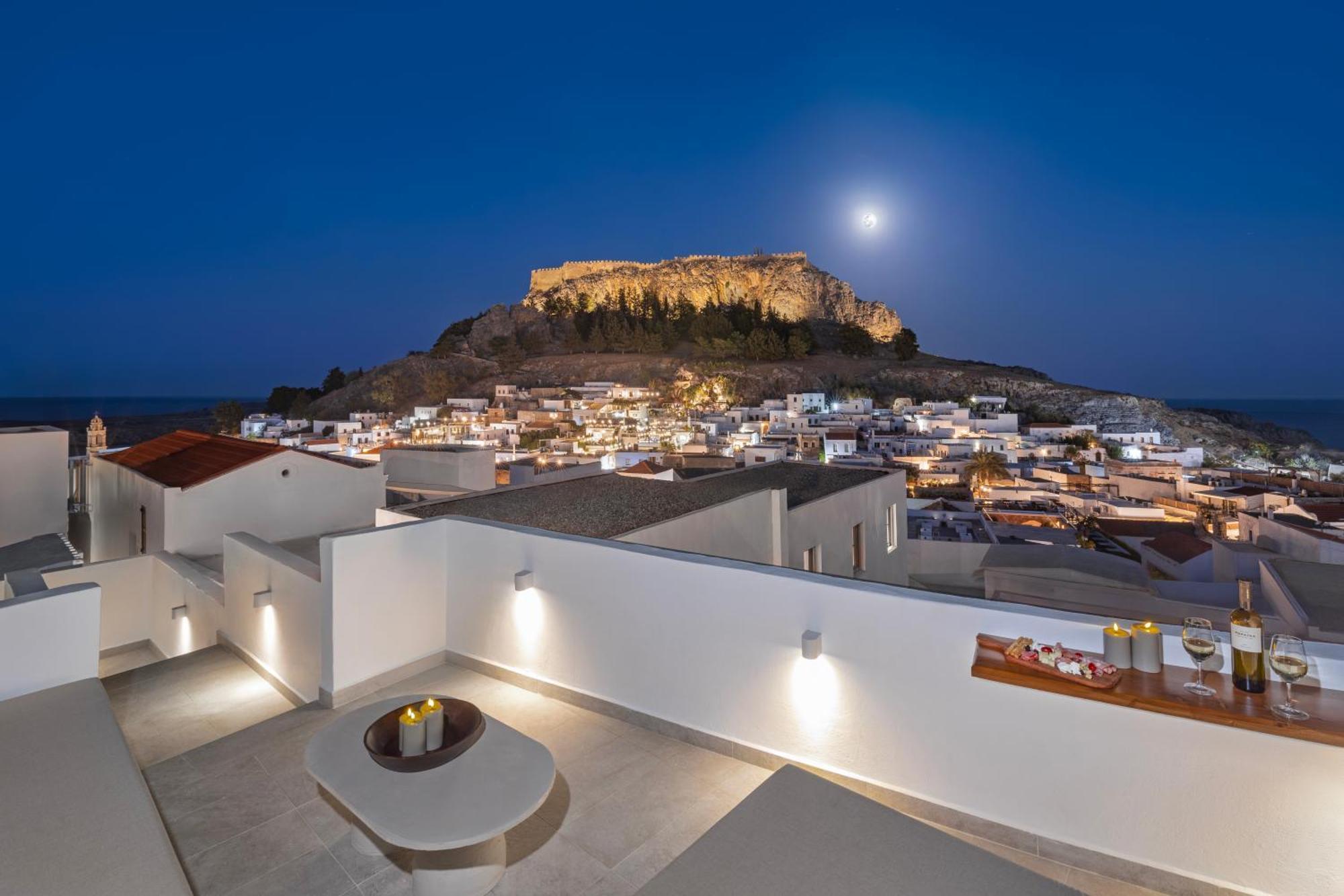 Noema Lindos - Athena Apartment エクステリア 写真